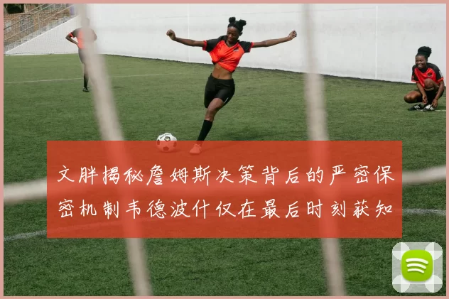 文胖揭秘詹姆斯决策背后的严密保密机制韦德波什仅在最后时刻获知消息